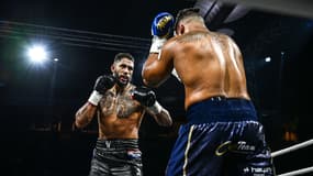 Tony Yoka face à Ryad Mehry à Roland-Garros, 9 décembre 2023
