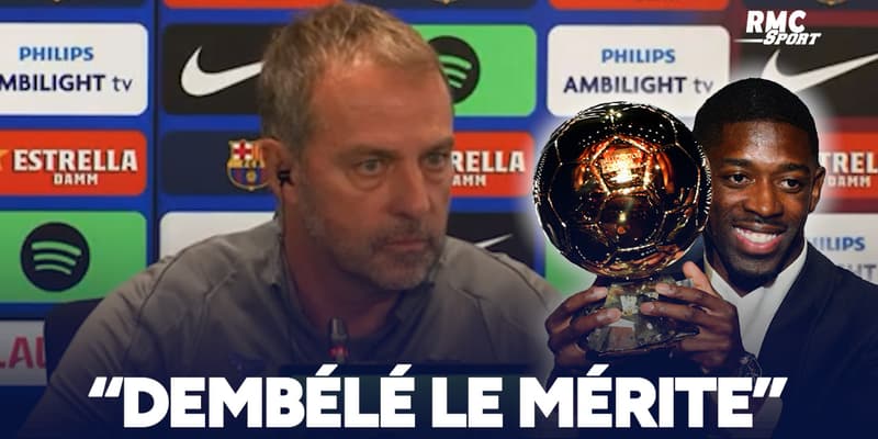 "Dembélé mérite le ballon d'or" juge Hansi Flick
