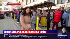 Guerre en Ukraine: ces Ukrainiens qui fuient l'Est du pays, coûte que coûte