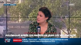 Apolline de Malherbe revient sur le tollé provoqué par Jean-Luc Mélenchon qui a estimé qu'un attentat ou un meurtre aurait lieu dans les derniers instants avant la présidentielle