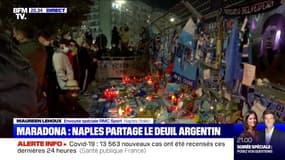 Les Napolitains rendent hommage à Diego Maradona