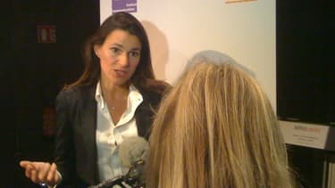 La ministre de la culture Aurélie Filippetti lors du lancement de la mission Lescure