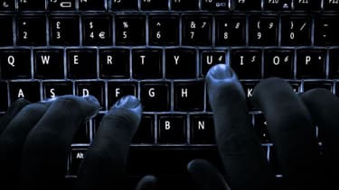 Piratage informatique. (Allégorie)