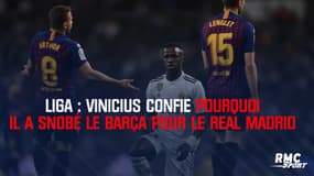 Liga : Vinicius Jr confie pourquoi il a snobé le Barça pour le Real Madrid