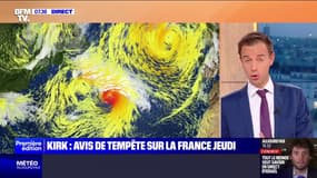 L'ouragan Kirk, qui va se transformer en tempête tropicale, touchera la France dès le 10 octobre