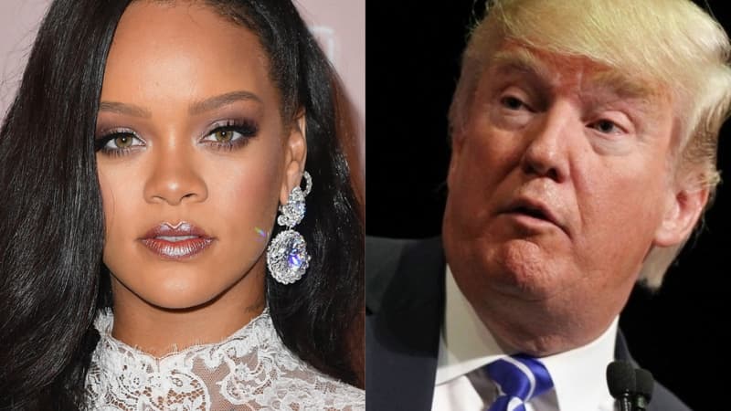 Rihanna et Donald Trump