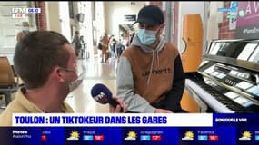Toulon: un TikTokeur dans les gares 