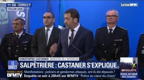 Pitié-Salpêtrière:  "des intrusions, des insultes, des dégradations" selon Christophe Castaner