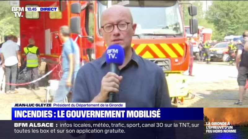 Incendies: le Président du Département de la Gironde attend 