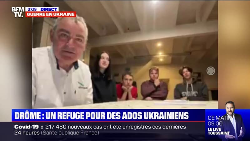Dans la Drôme, ce Français a décidé de créer un refuge pour accueillir une trentaine de jeunes ukrainiens