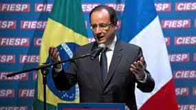 François Hollande au Brésil, ce vendredi 13 décembre.
