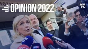 Marine Le Pen à Alençon. 