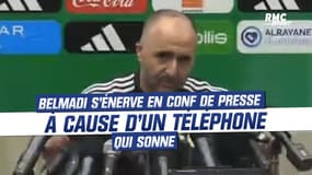 Algérie : Belmadi s'agace en conférence de presse à cause d'une sonnerie de téléphone