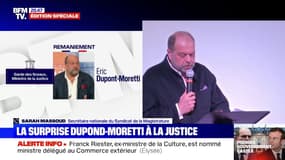 Le syndicat de la Magistrature "est extrêmement interpellé et surpris" par la nomination d'Éric Dupond-Moretti en tant que ministre de la Justice