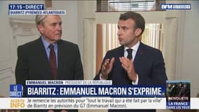 Sécurité du G7 à Biarritz: Emmanuel Macron assure que "les moyens seront là" pour "éviter les dérives"