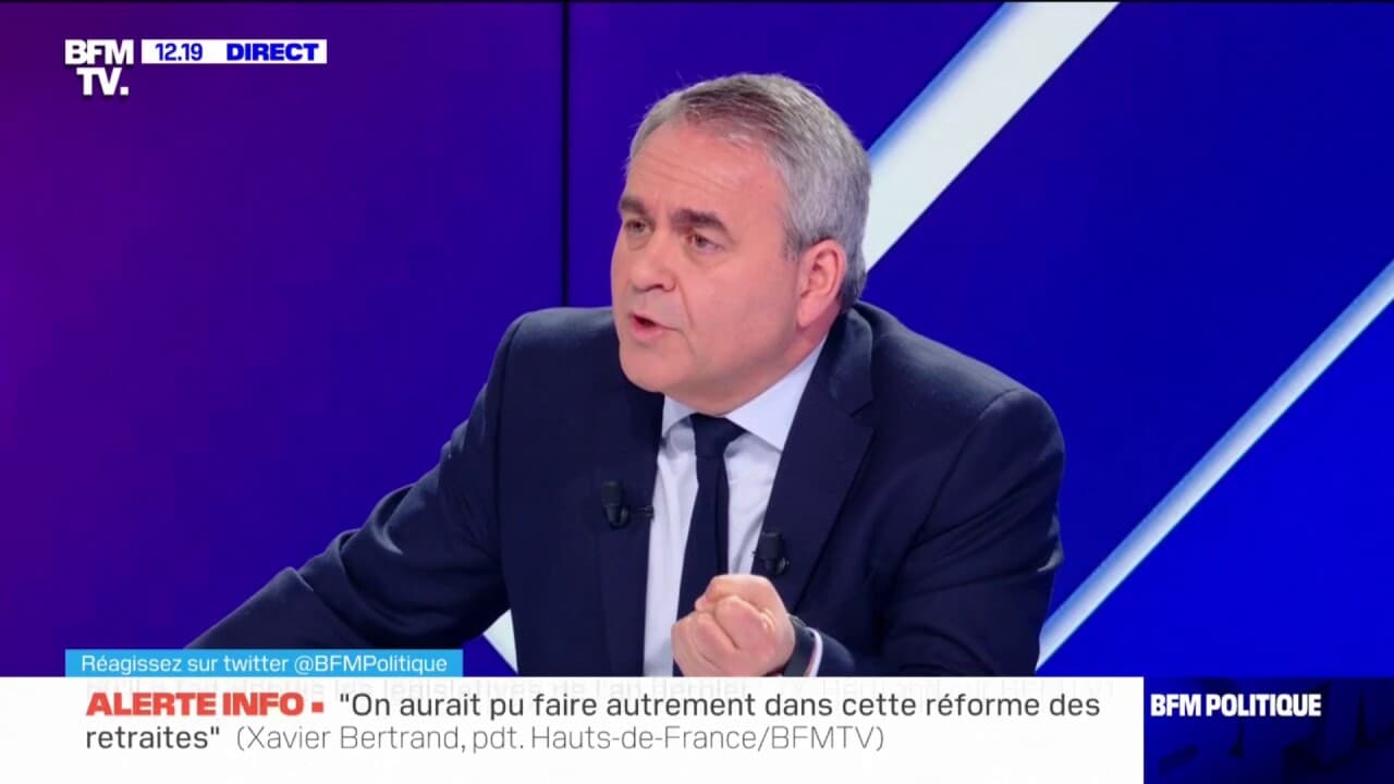 Xavier Bertrand sur les violences dans les manifestations "Il faut qu