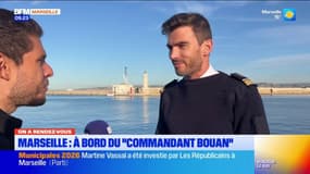 On a rendez-vous à bord du "Commandant Bouan" qui passe le week-end à Marseille