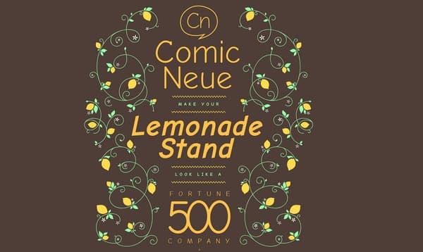 La police Comic Neue, crée par le designer Craig Rozynski La police Comic Neue, crée par le designer Craig Rozynski