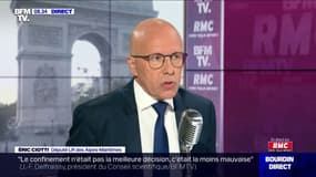 Eric Ciotti: "Le temps est venu d'accélérer le rythme" du déconfinement