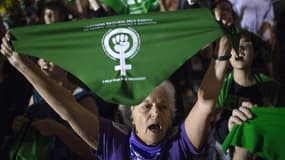 Des militantes pour l'avortement libre en Argentine
