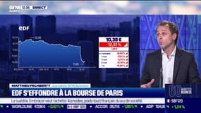 EDF s'effondre à la bourse de Paris