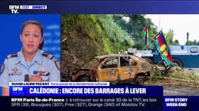 Barrages en Nouvelle-Calédonie: "On est sur des missions de harcèlement" pour éviter qu'ils se reforment, explique Marie-Laure Pezant, porte-parole de la Gendarmerie nationale