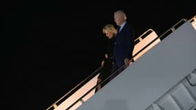Joe Biden et sa compagne Jill Biden, le 17 septembre 2022