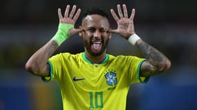 Neymar lors de Brésil-Colombie, 09/09/23