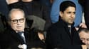 Luis Campos et Nasser Al-Khelaïfi en octobre 2021