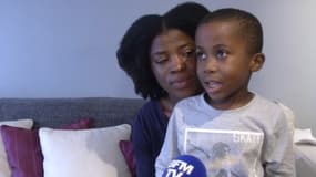 Samuel-Krys, 5 ans, a sauvé la vie de sa mère, prise d'un malaise, en appelant les pompiers. 