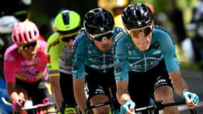 Pierre Rolland qui roule pour B&B Hôtels KTM sur le Tour de France 2022