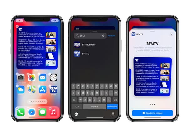 Installation des widgets BFMTV Installation des widgets BFMTV