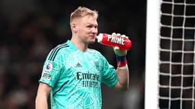 Le gardien d'Arsenal Aaron Ramsdale lors du derby contre Tottenham, janvier 2023