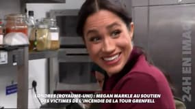 Meghan Markle passe en cuisine pour les victimes de l'incendie de la tour Grenfell de Londres
