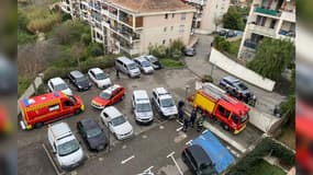 Une opération de police est en cours ce mercredi 10 janvier 2024, dans le quartier Eucalyptus à Cannes.