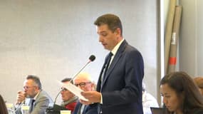 Le maire de Saint-Etienne Gaël Perdriau lors du Conseil municipal le 26 septembre 2022.