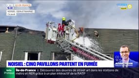 Seine-et-Marne: cinq pavillons partent en fumée à Noisiel