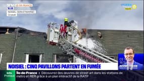 Seine-et-Marne: cinq pavillons partent en fumée à Noisiel