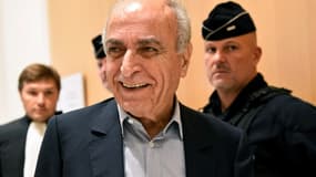 L'intermédiaire franco-libanais Ziad Takieddine le 7 octobre 2019 au Palais de justice de Paris 