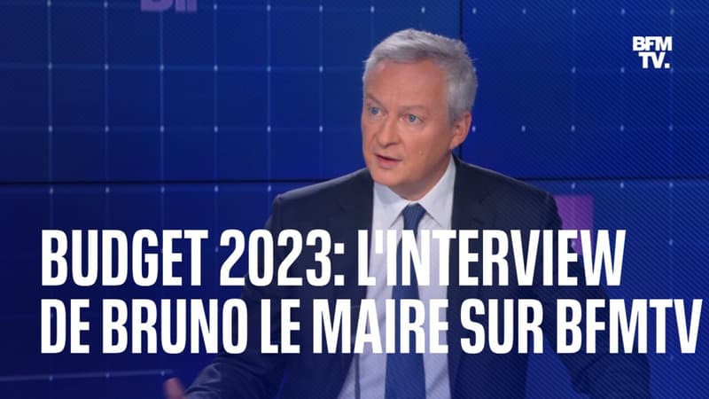 49.3 pour le budget 2023: l'interview de Bruno Le Maire sur BFMTV en intégralité