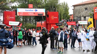 L'arrivée de la 16e étape de la Vuelta, le 9 septembre 2025