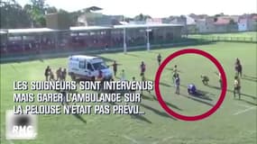 Brésil : Une ambulance débarque sur le terrain en plein match de rugby