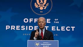 Le président américain élu Joe Biden à Wilmington, Delaware, le 8 décembre 2020