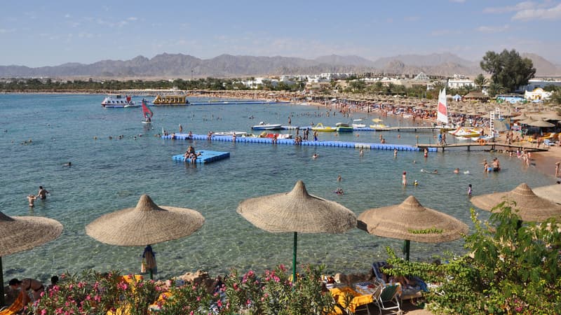 La plage de Naama, à Charm el-Cheikh, en novembre 2009.