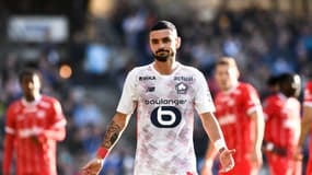 Le Lillois Rémy Caballa face à Montpellier le 1er décembre 2024