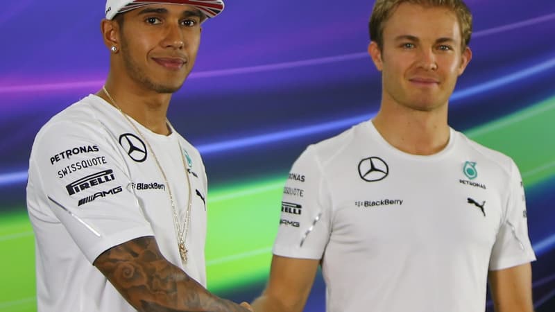 Lewis Hamilton et Nico Rosberg