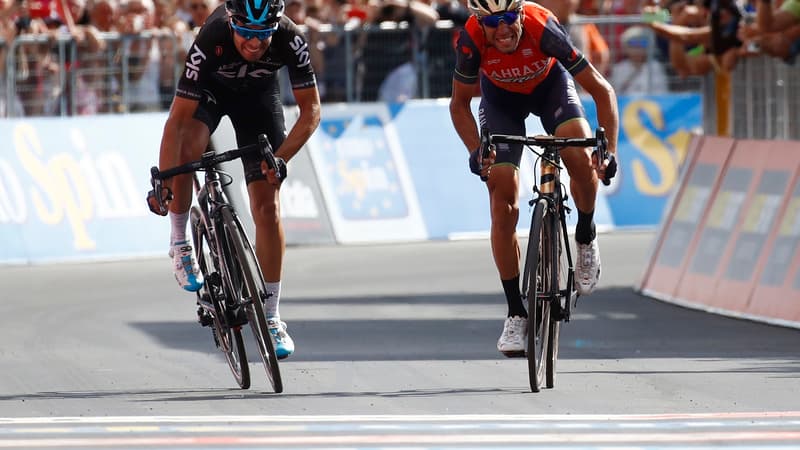 Vincenzo Nibali devance Mikel Landa