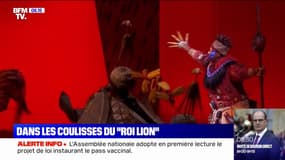 Dans les coulisses du "Roi Lion", la comédie musicale actuellement au Théâtre Mogador