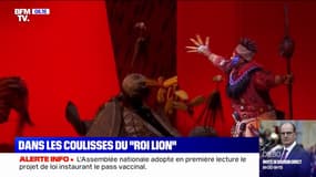 Dans les coulisses du "Roi Lion", la comédie musicale actuellement au Théâtre Mogador