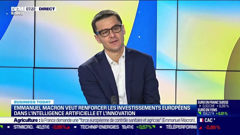 Christian Léon (Ericsson France) : Emmanuel Macron veut renforcer les investissements européens dans l'IA et l'innovation - 02/02